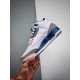 NIKE AIR JORDAN 3 RETRO WHITE AND TRUE BLUE Basketball Shoes