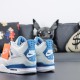 NIKE AIR JORDAN 4 MILITARY BLUE Basketball Shoes