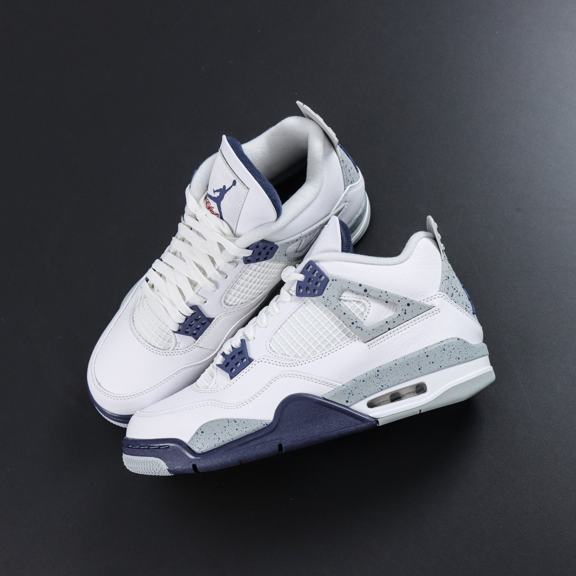 NIKE AIR JORDAN 4 RETRO MIDNIGHT NAVY Basketball Shoes