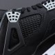 NIKE AIR JORDAN 4 RETRO SE BLACK CANVAS Basketball Shoes