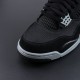 NIKE AIR JORDAN 4 RETRO SE BLACK CANVAS Basketball Shoes