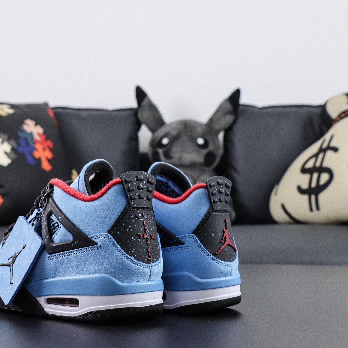 NIKE Air Jordan 4 Travis Scott Cactus Jack Basketball Shoes