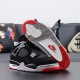 NIKE Air Jordan 4 "Bred" Basketball Shoes