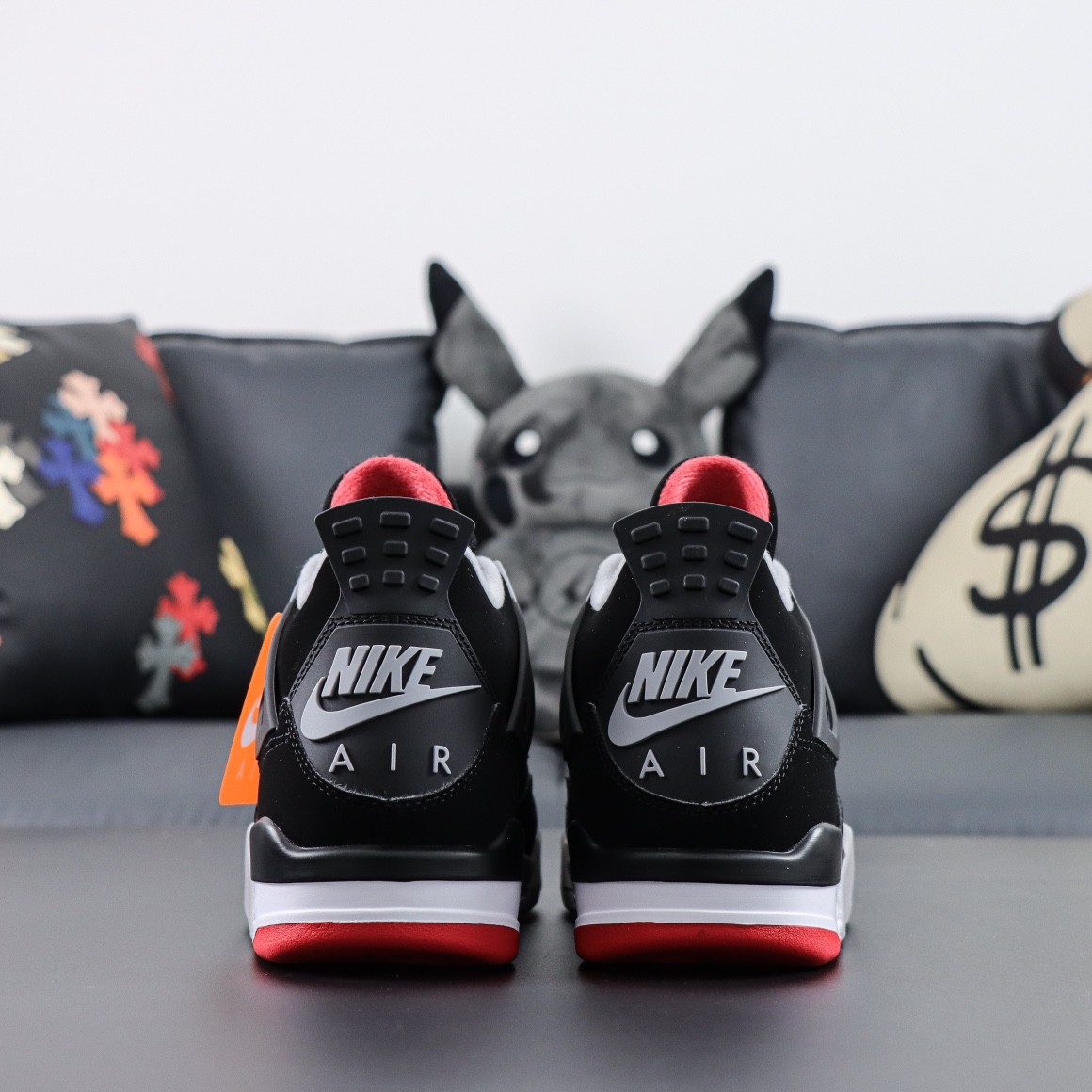 NIKE Air Jordan 4 "Bred" Basketball Shoes