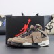 TRAVIS SCOTT X NIKE AIR JORDAN 4 Basketball Shoes