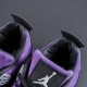 TRAVIS SCOTT X NIKE AIR JORDAN 4 RETRO PURPLE BLACK Basketball Shoes