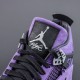 TRAVIS SCOTT X NIKE AIR JORDAN 4 RETRO PURPLE BLACK Basketball Shoes