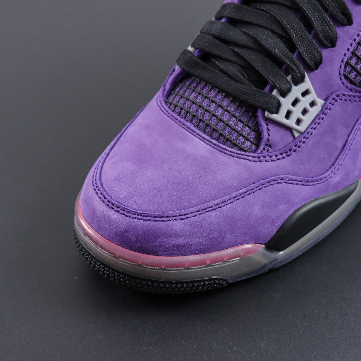 TRAVIS SCOTT X NIKE AIR JORDAN 4 RETRO PURPLE BLACK Basketball Shoes