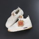 NIKE AIR JORDAN 4 LEVIS WHITE Basketball Shoes