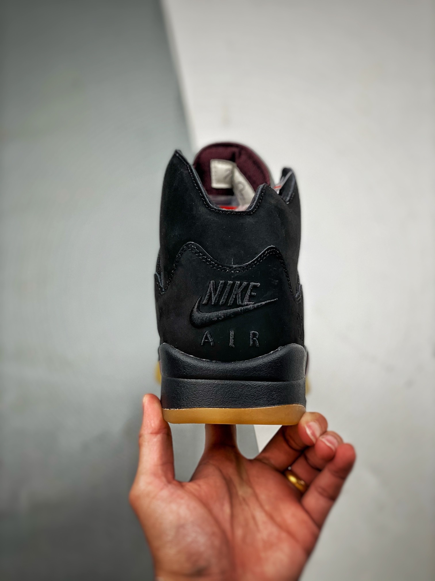 A MA MANIERE X NIKE AIR JORDAN 5 BLACK Basketball Shoes