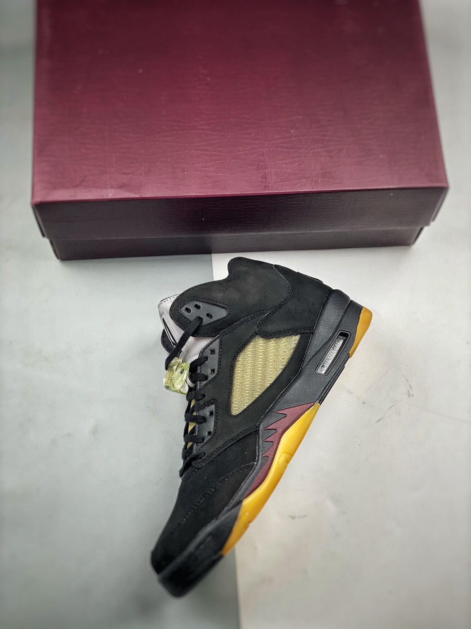 A MA MANIERE X NIKE AIR JORDAN 5 BLACK Basketball Shoes