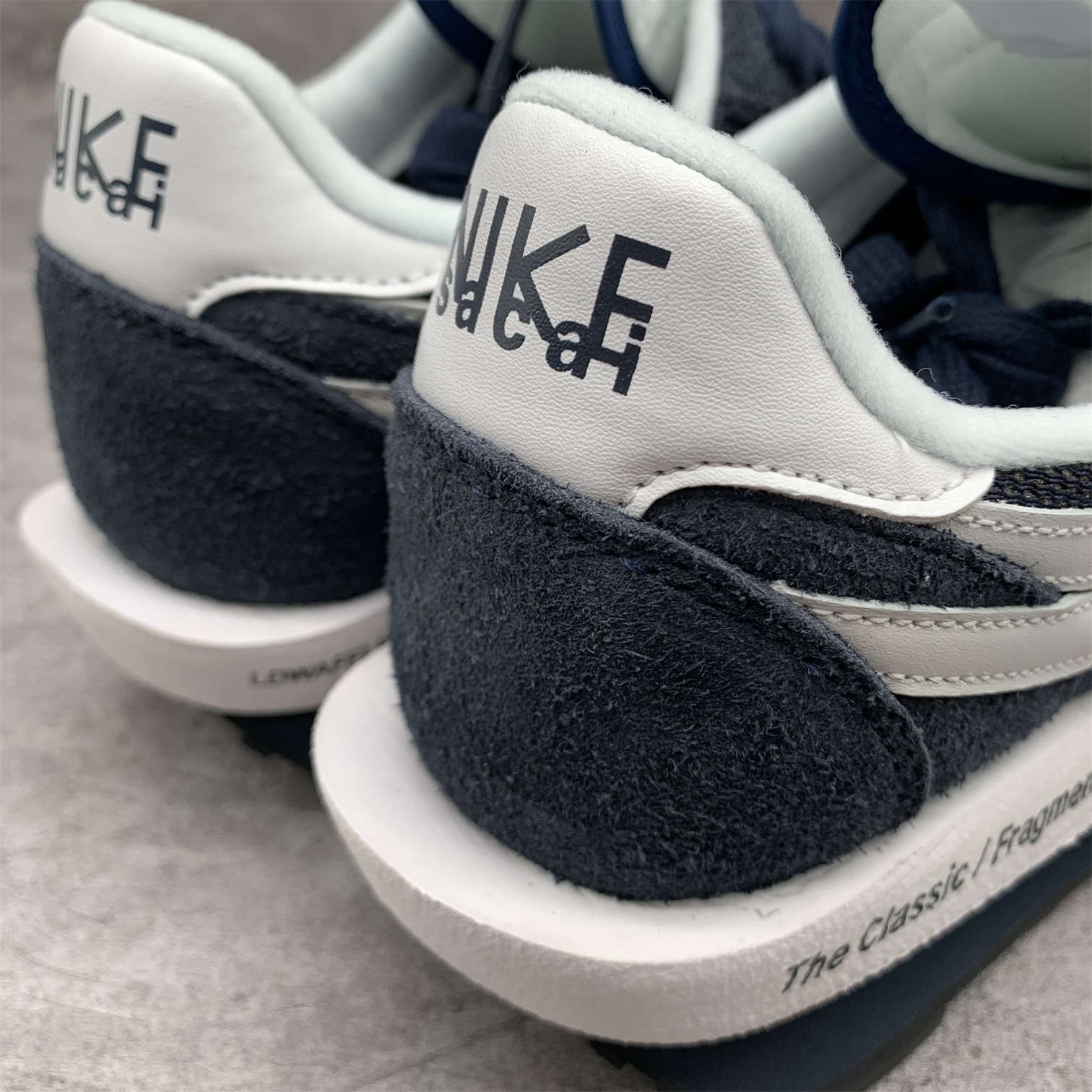 [OG] FRAGMENT DESIGN X SACAI X NIKE LDWAFFLE BLACKENED BLUE Sneaker Shoes