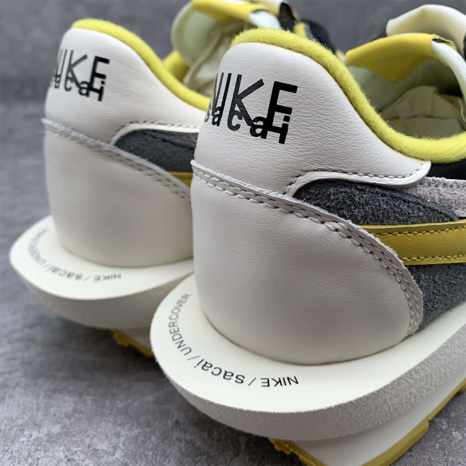 [OG] SACAI X NIKE LDWAFFLE BLACK AND BRIGHT CITRON Sneaker Shoes