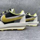 [OG] SACAI X NIKE LDWAFFLE BLACK AND BRIGHT CITRON Sneaker Shoes