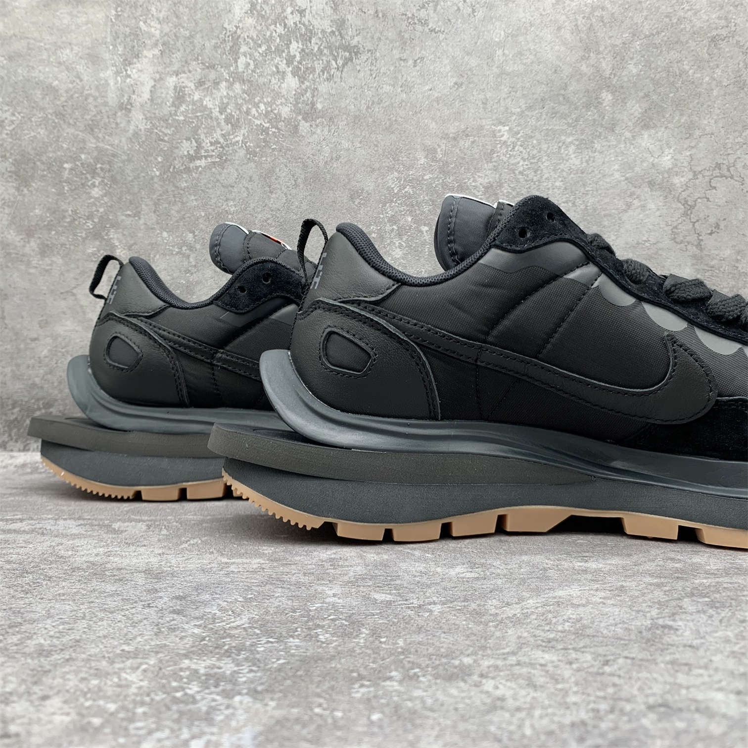 [OG] SACAI X NIKE VAPORWAFFLE NYLON BLACK Sneaker Shoes