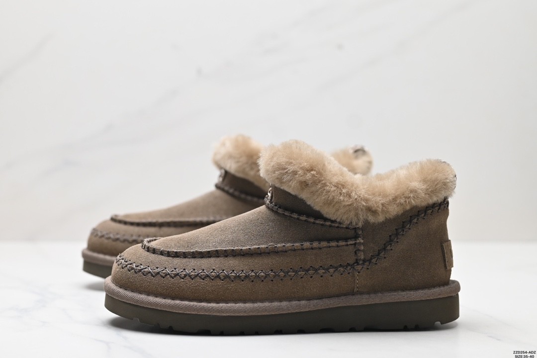 UGG Classic Alpinee Snow Boots Flat Fuzzy Ankle Boots for Women