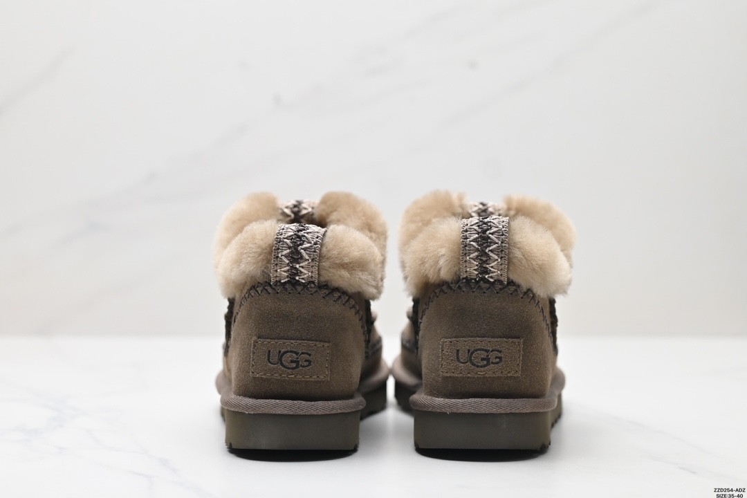 UGG Classic Alpinee Snow Boots Flat Fuzzy Ankle Boots for Women