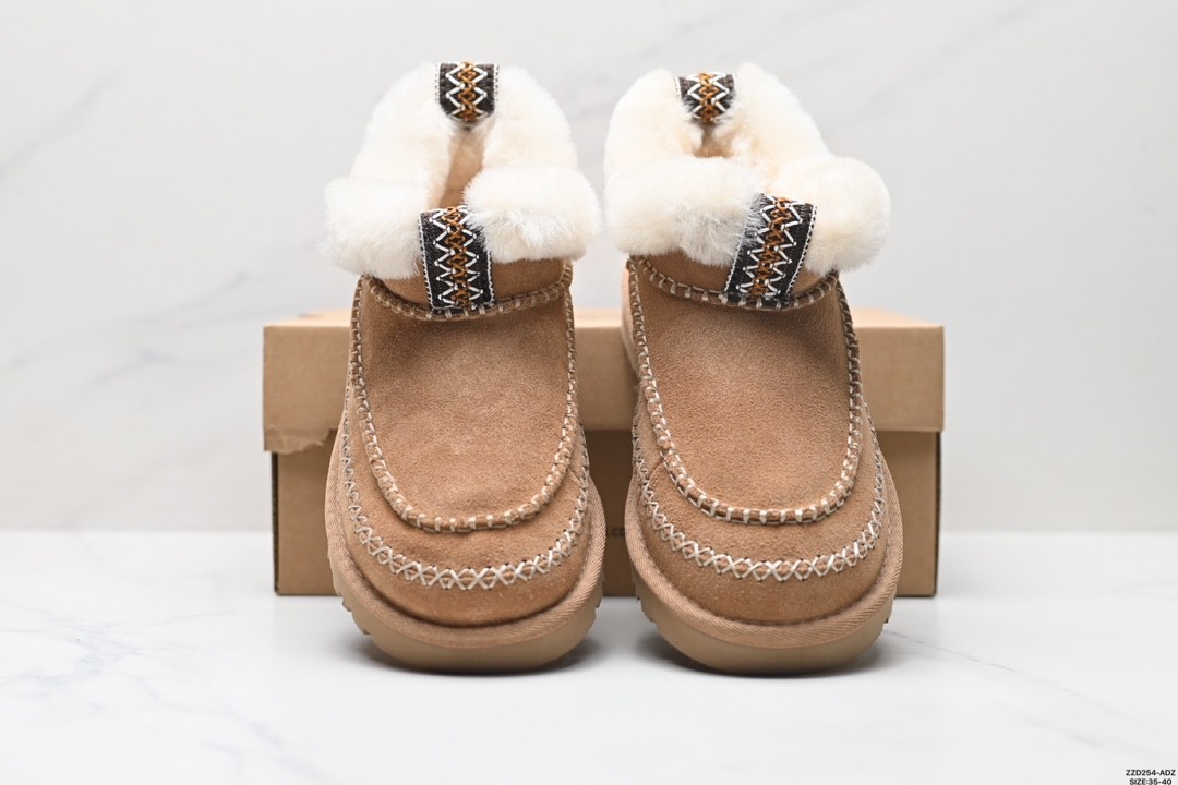 UGG Classic Alpinee Snow Boots Flat Fuzzy Ankle Boots for Women