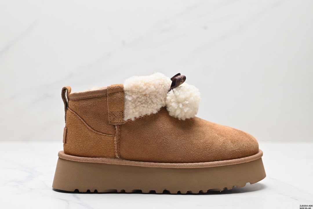 UGG Classic Alpinee Snow Boots Flat Fuzzy Ankle Boots for Women