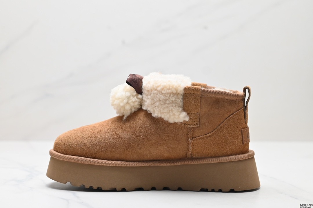 UGG Classic Alpinee Snow Boots Flat Fuzzy Ankle Boots for Women