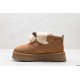 UGG Classic Alpinee Snow Boots Flat Fuzzy Ankle Boots for Women