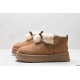 UGG Classic Alpinee Snow Boots Flat Fuzzy Ankle Boots for Women