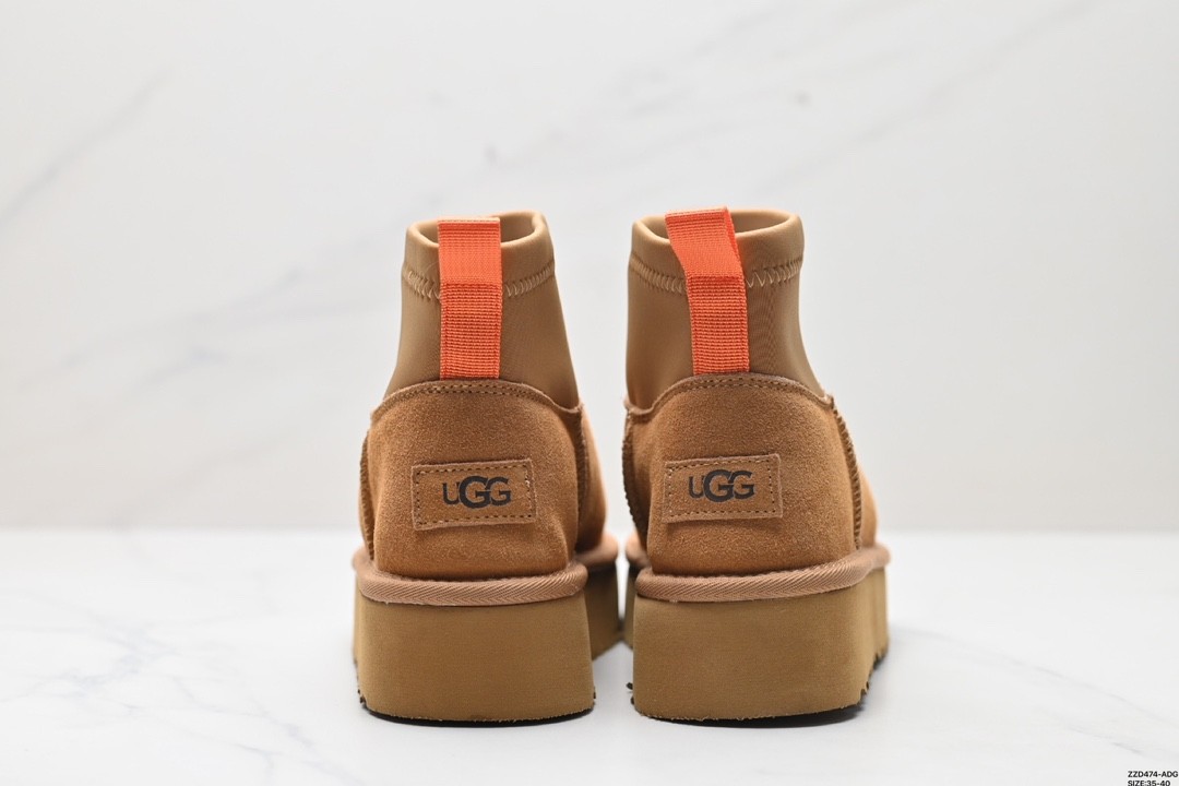 UGG Sheepskin Short Ankle Thick-Soled Snow Boots 2024